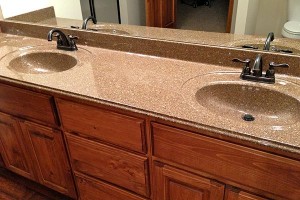 Bathroom sink countertops