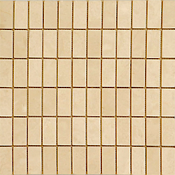 1″X2″ Ivory Travertine Mosaic